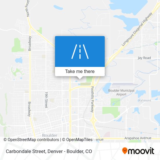 Mapa de Carbondale Street