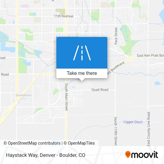 Haystack Way map