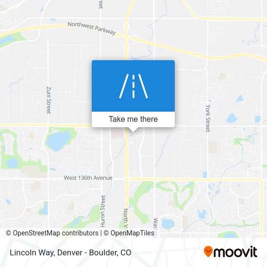 Mapa de Lincoln Way