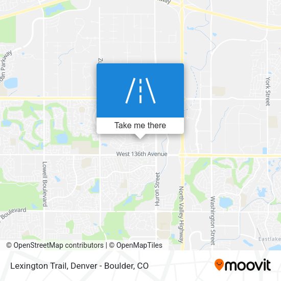 Lexington Trail map