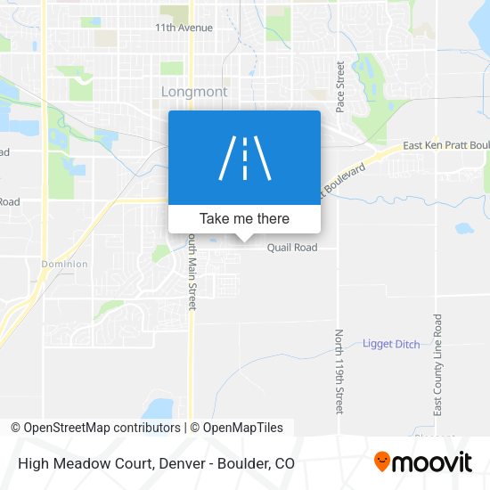 High Meadow Court map