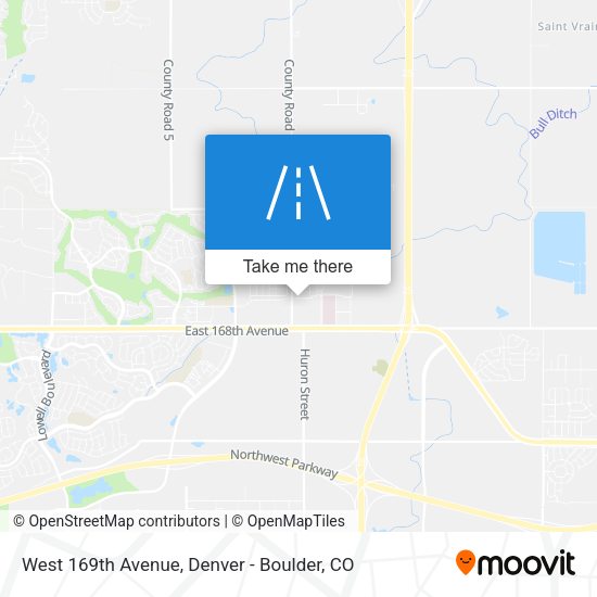 West 169th Avenue map