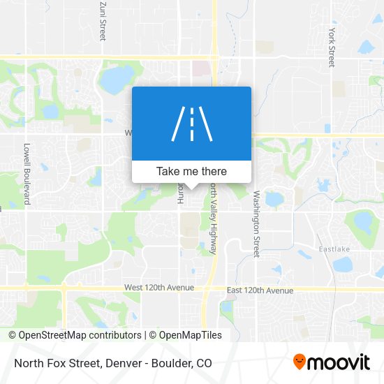 Mapa de North Fox Street