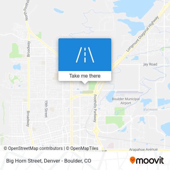 Big Horn Street map