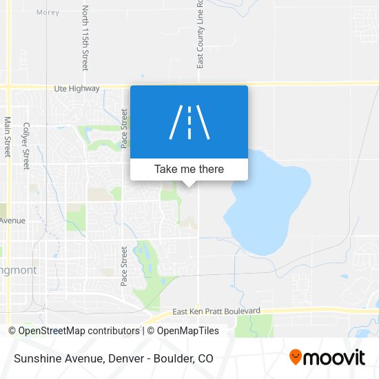 Sunshine Avenue map