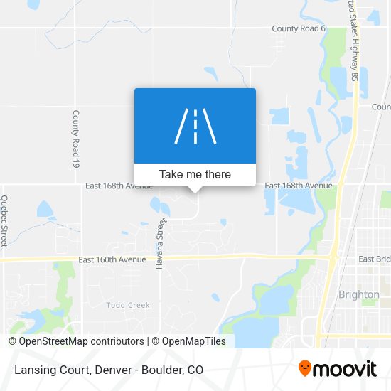 Mapa de Lansing Court