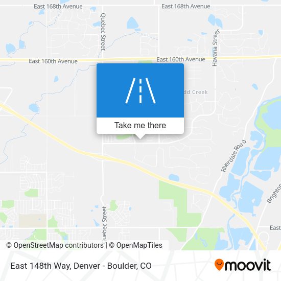 East 148th Way map