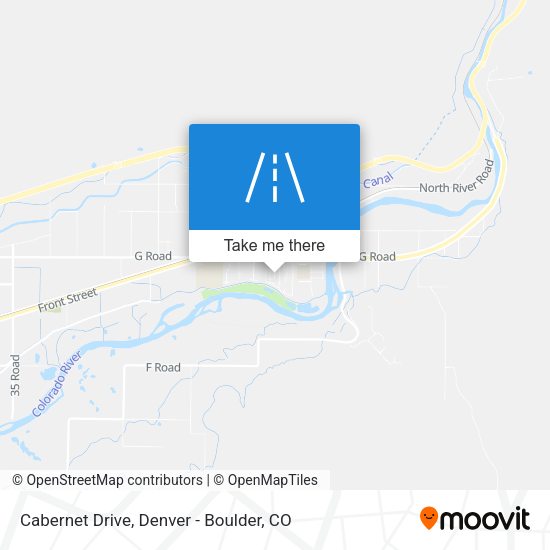 Cabernet Drive map