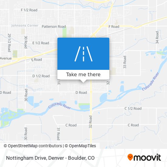 Nottingham Drive map