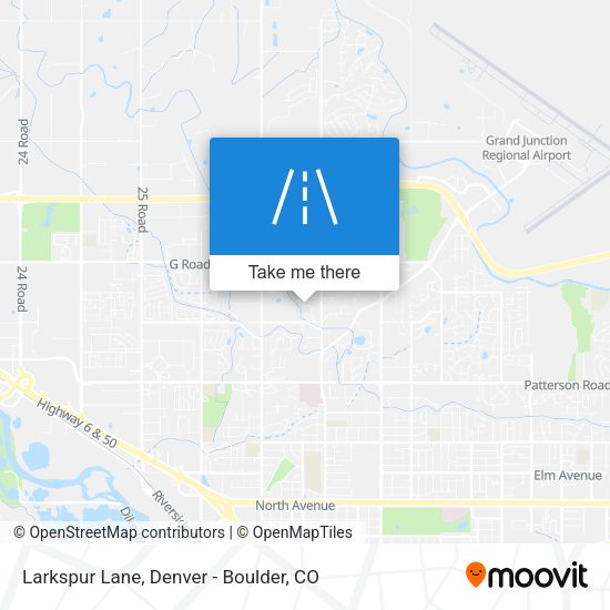 Mapa de Larkspur Lane