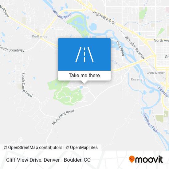 Cliff View Drive map