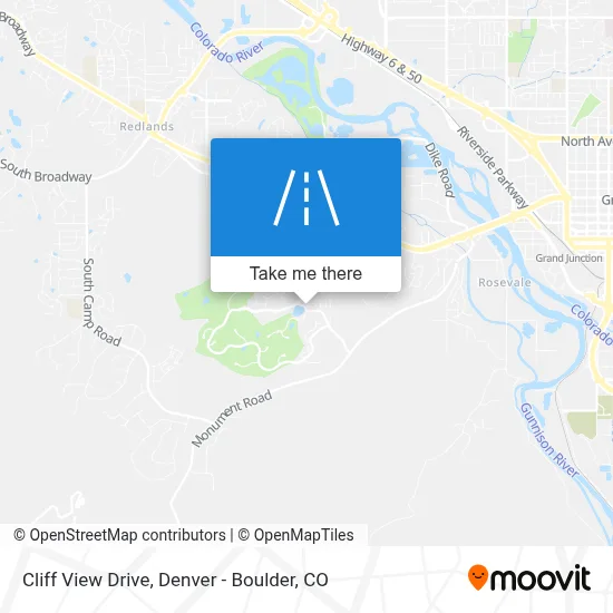 Cliff View Drive map