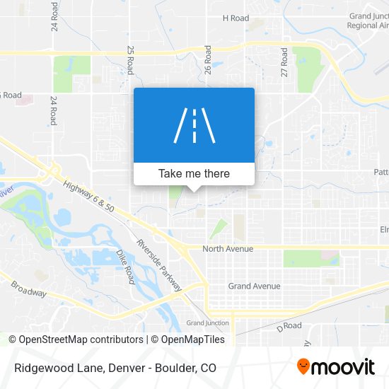 Mapa de Ridgewood Lane