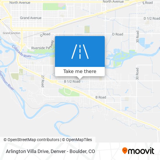 Arlington Villa Drive map