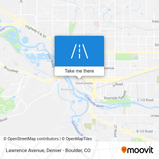 Mapa de Lawrence Avenue