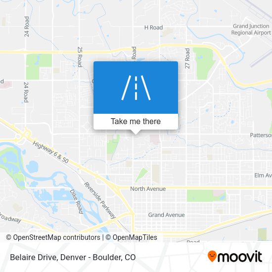Belaire Drive map