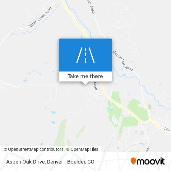 Aspen Oak Drive map