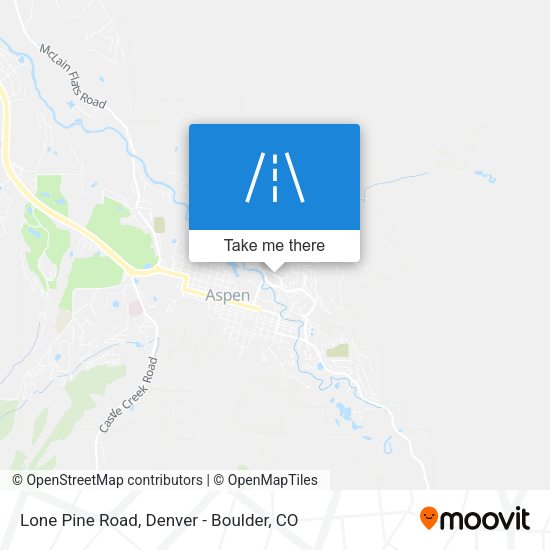 Mapa de Lone Pine Road
