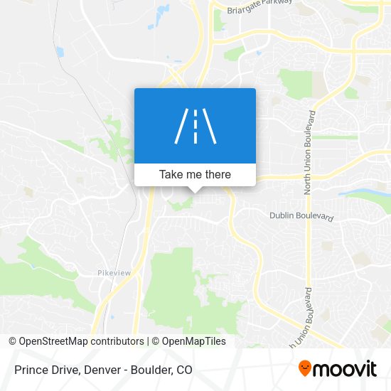 Prince Drive map