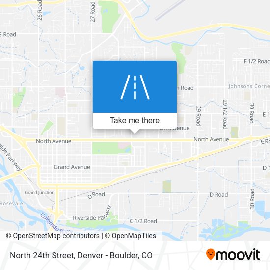 Mapa de North 24th Street