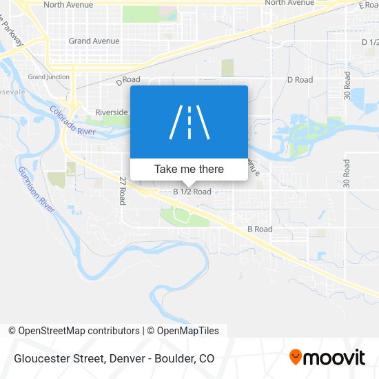 Gloucester Street map