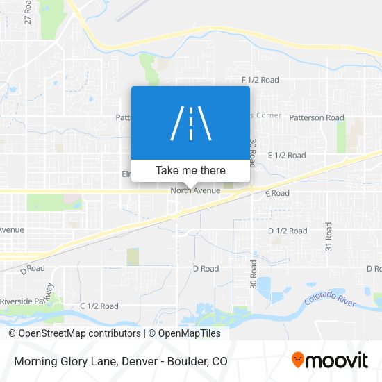 Morning Glory Lane map