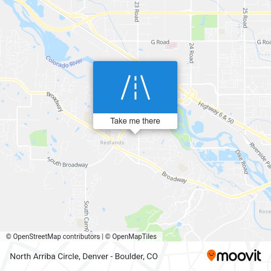 Mapa de North Arriba Circle