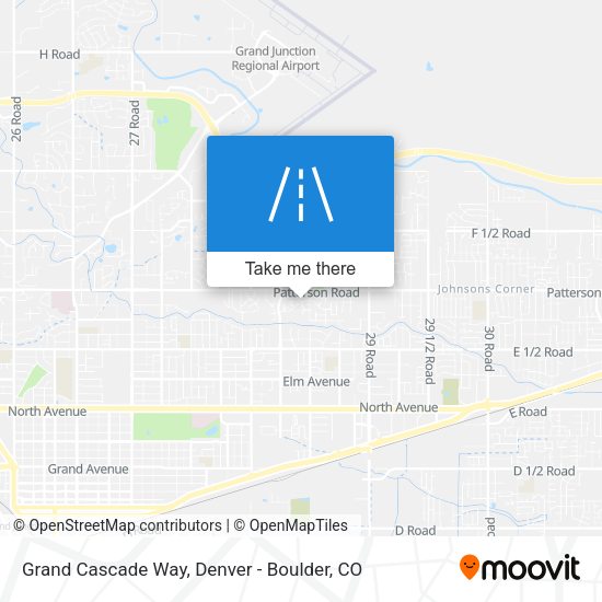 Grand Cascade Way map