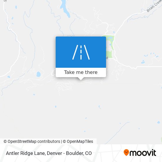 Antler Ridge Lane map