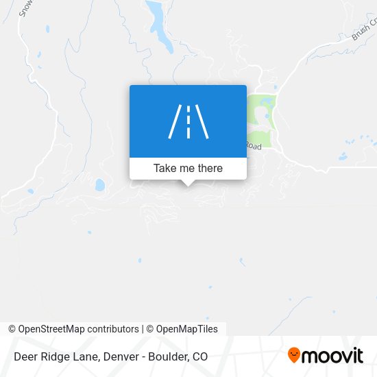 Deer Ridge Lane map