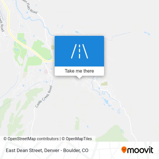 Mapa de East Dean Street