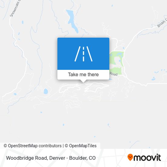 Woodbridge Road map