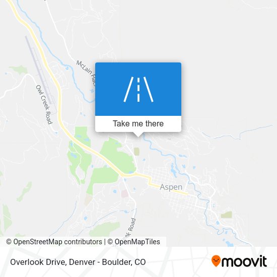 Overlook Drive map