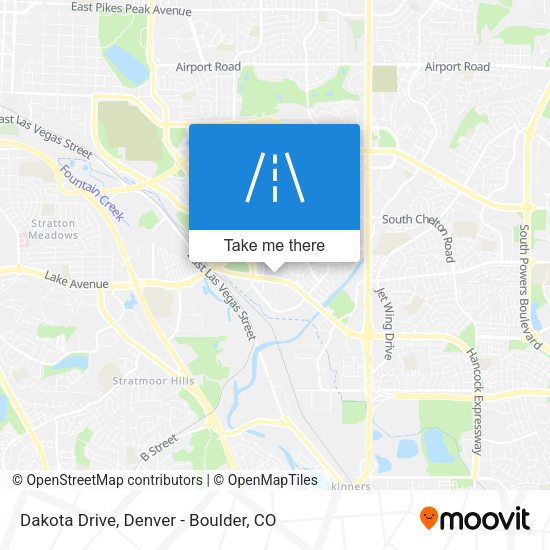 Mapa de Dakota Drive