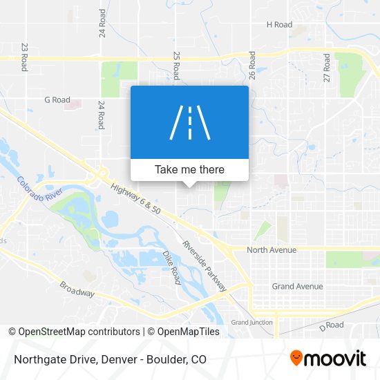 Northgate Drive map