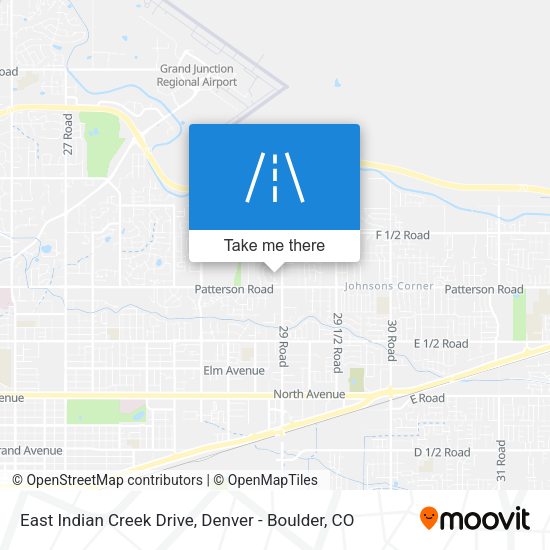 East Indian Creek Drive map
