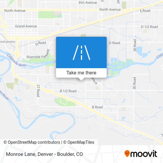 Mapa de Monroe Lane