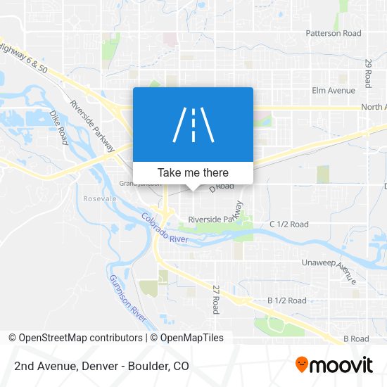 Mapa de 2nd Avenue