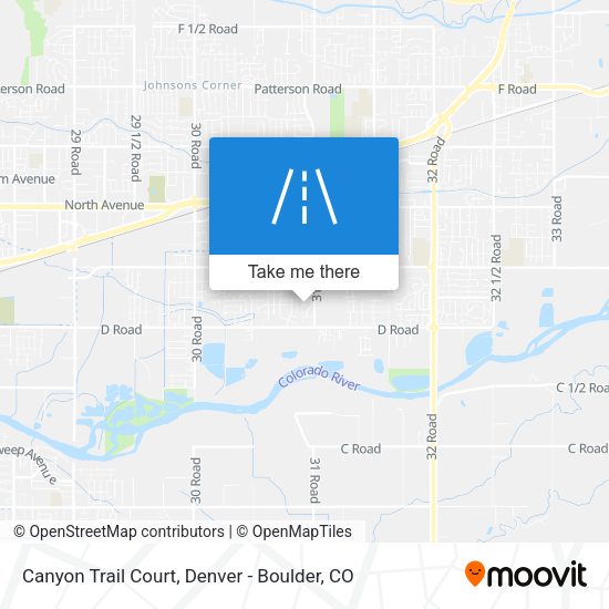 Mapa de Canyon Trail Court