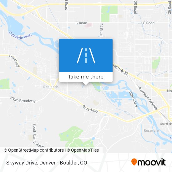 Skyway Drive map