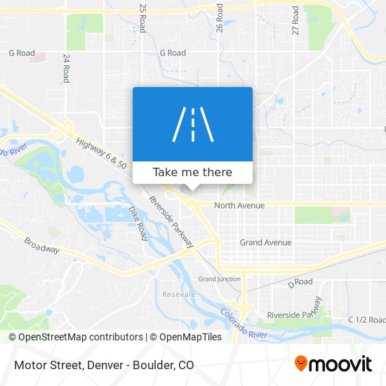 Motor Street map