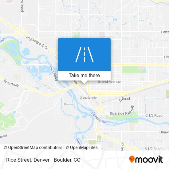 Rice Street map
