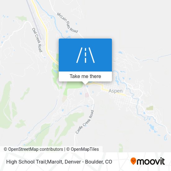 Mapa de High School Trail;Marolt