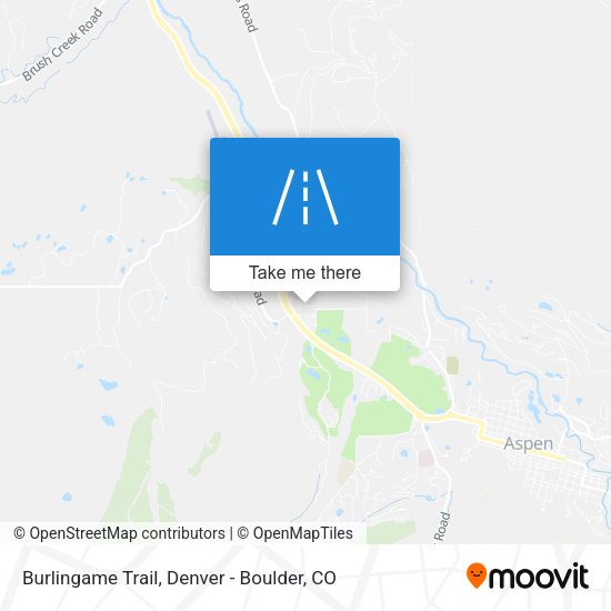 Mapa de Burlingame Trail