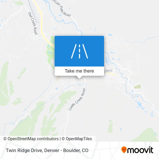 Twin Ridge Drive map