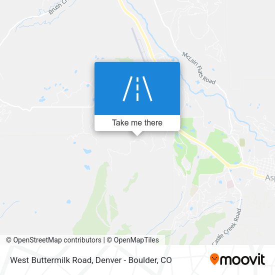 West Buttermilk Road map