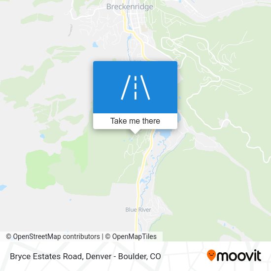 Mapa de Bryce Estates Road