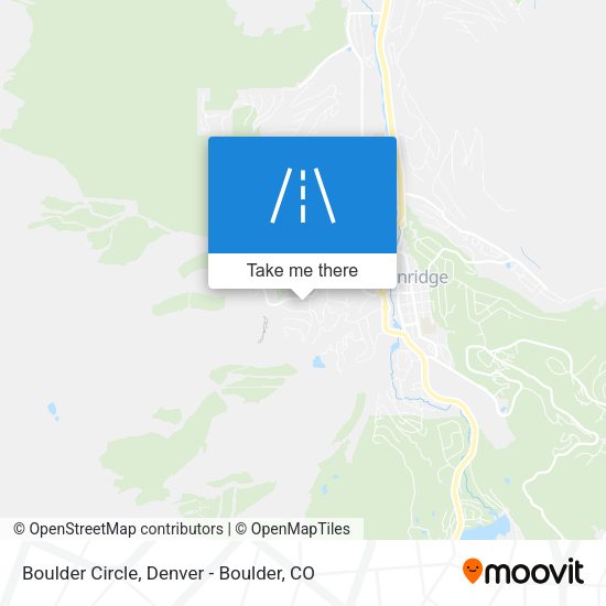 Mapa de Boulder Circle