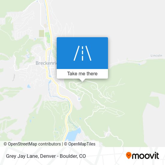 Grey Jay Lane map