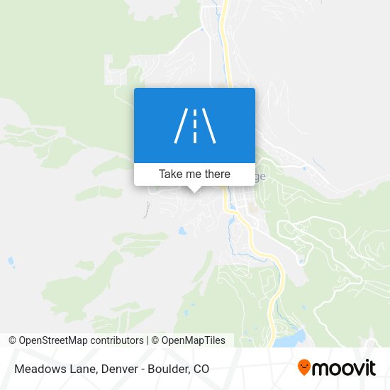 Meadows Lane map